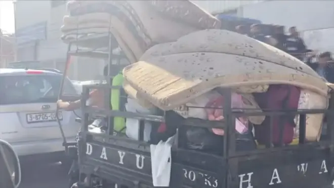 نزوح العشرات من مناطق الشمال في قطاع غزة