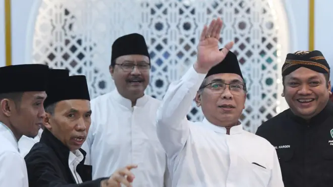 Ketua Umum Pengurus Besar Nahdlatul Ulama (PBNU) Yahya Cholil Staquf