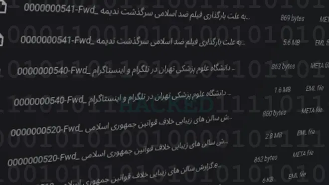 گزارش‌های ارسالی تعداد زیادی از ایمیل‌های موجود را شامل می‌شود﻿