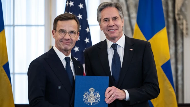 Ульф Кристерссон и Энтони Блинкен
