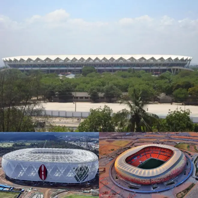 Baadhi ya viwanja ambavyo ni vikubwa barani Afrika