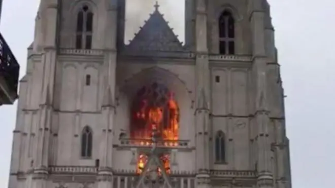 Ba nyiri iyi katedrale ya Nantes bavuga ko hangiritse ibintu by'agaciro ka miliyoni $43