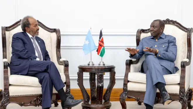 Ruto ayaa xasan kusoo dhaweeyay Nairobi