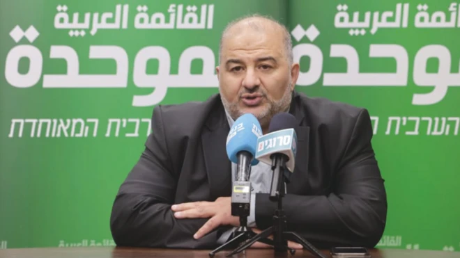 عضو الكنيست منصور عباس، رئيس القائمة العربية الموحدة