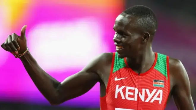 Foto of Kenyan athlete Kipyegon Bett