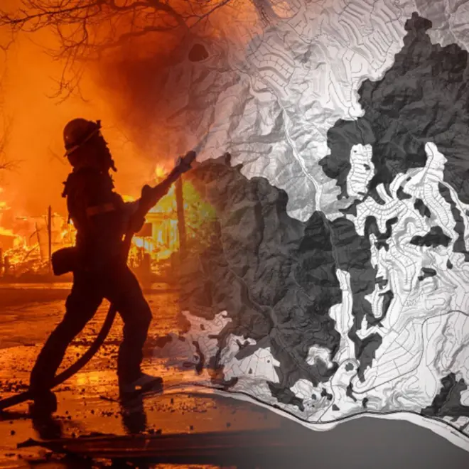 लॉस एंजिलेस में आग