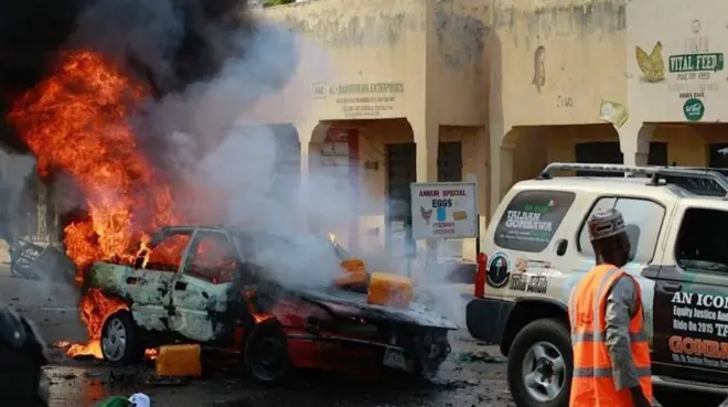 ተሽከርካሪ ላይ የተፈፀመ የሽብር ጥቃት