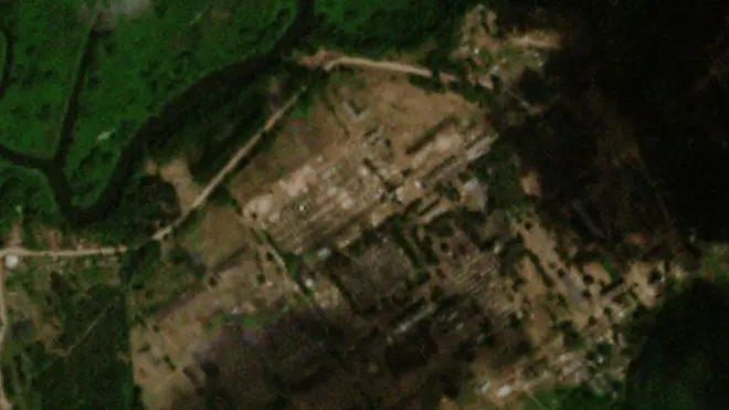 صورة التقطت بالأقمار الصناعية