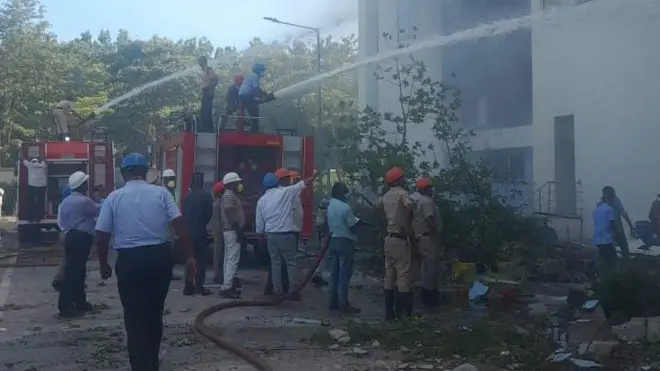 అచ్యుతాపురం సెజ్‌లో భారీ ప్రమాదం 