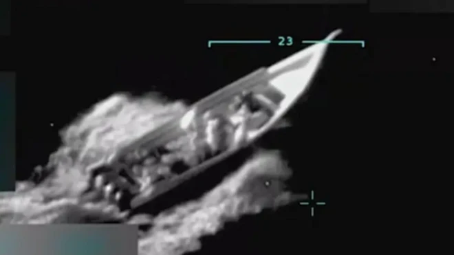 Captura de pantalla de un video difundido por Donald Trump. 