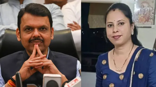 मुख्यमंत्री देवेंद्र फडणवीस आणि मृत महिला