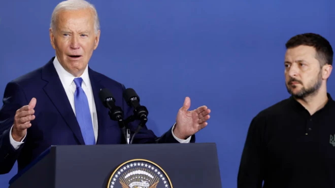 بايدن وزيلينسكي