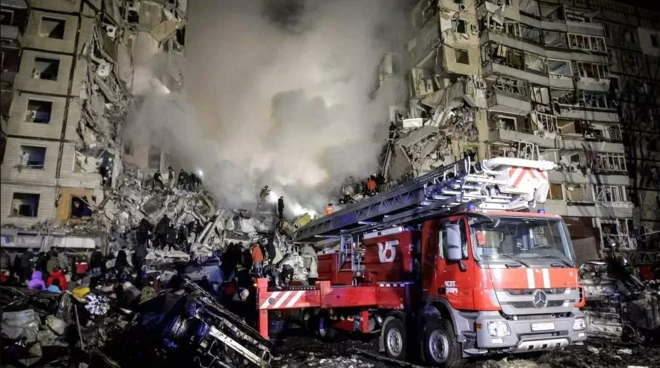 Dhismo ay burburiyeen gantaalaha Ruushka