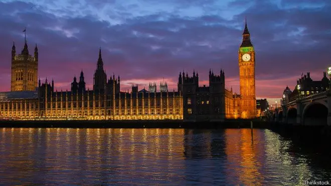 Темза и здание парламента