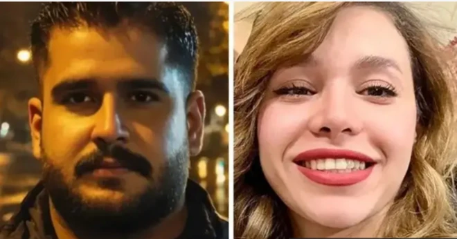 Bir erkek ve kadının fotoğrafları yan yana görünüyor. Kadın gülüyor. Erkek düz bakıyor. Bu fotoğraflar aynı yerde çekilmemiş, haber için birleştirilmiş