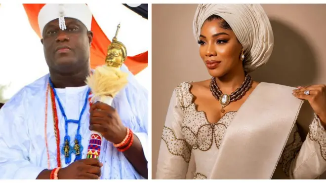 Ooni Adeyeye Enitan Ogunwusi ati Olori Oluwatosin