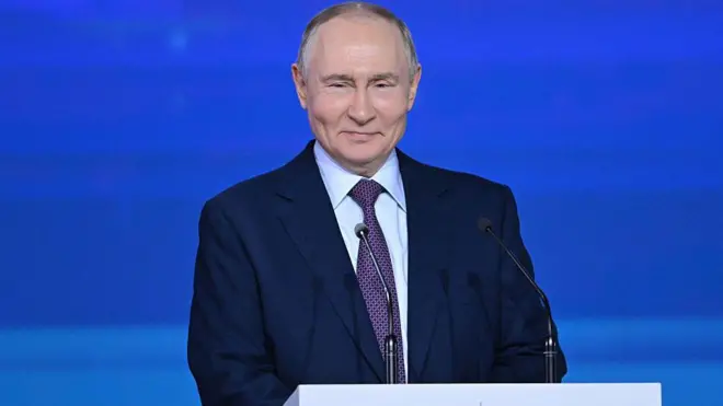 Путін під час виступу на з'їзді РСПП, 26 березня