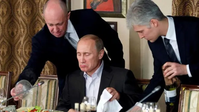  پریگوژین و پوتین بر سر میز شام در ۱۱ سال پیش