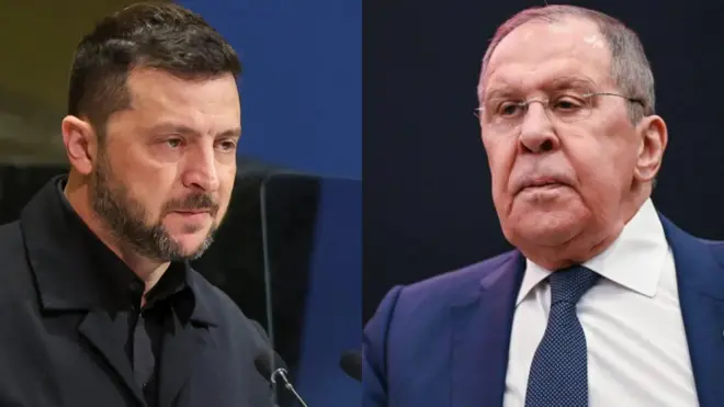 Zelensky và Lavrov