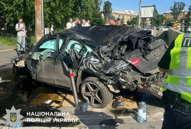 Наслідок смертельного ДТП у Києві