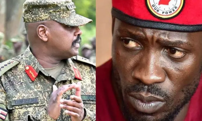 Muhoozi na Bobi Wine
