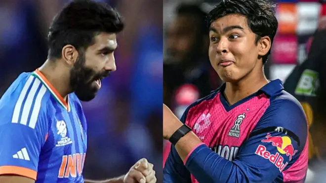 वैभव सूर्यवंशी ने बुमराह की पहली ही गेंद पर छक्का जड़ दिया 