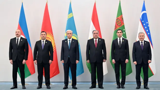 Борбор Азия мамлекеттеринин президенттери жана Азербайжан лидери