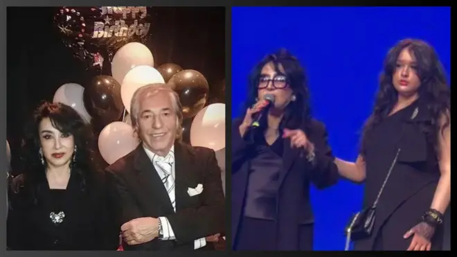 حمیرا در جشن پنجاهمین سال تاسیس کاباره تهران در لس آنجلس