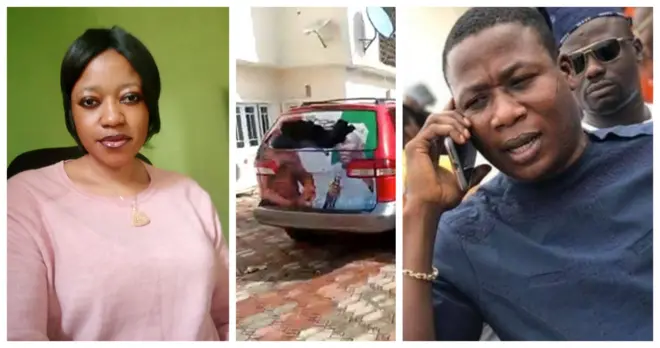 Aworan Sunday Igboho ati Lady K