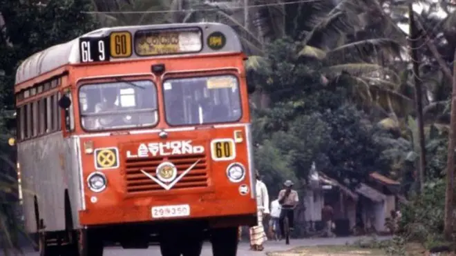 Ashok Leyland (Body By SLTB) 1987 Bentota - Galle Road.