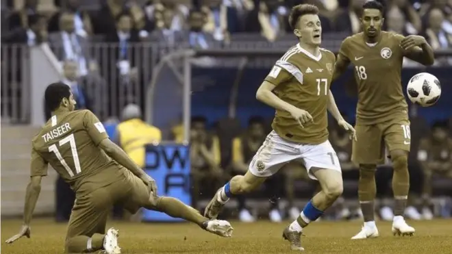 Partido Rusia vs. Arabia Saudita