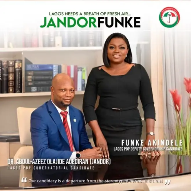 Aworan Jide Adediran ati Funke Akindele