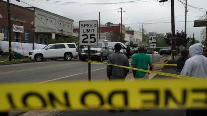 Dadeville shooting scene