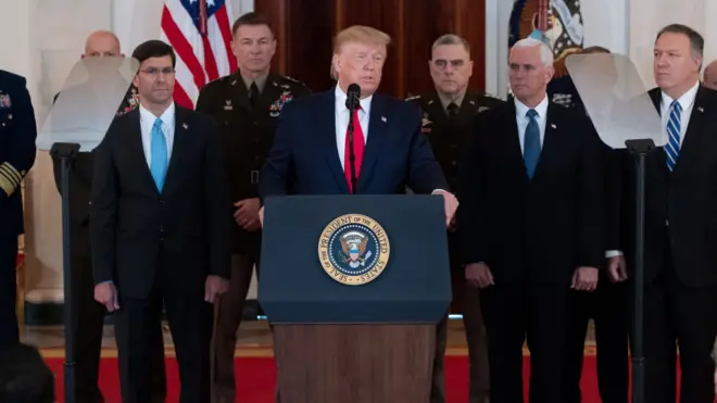 أكد الرئيس الأمريكي عدم سقوط أي قتلى عقب استهداف طهران لقواعد عسكرية تضم جنودا أمريكيين