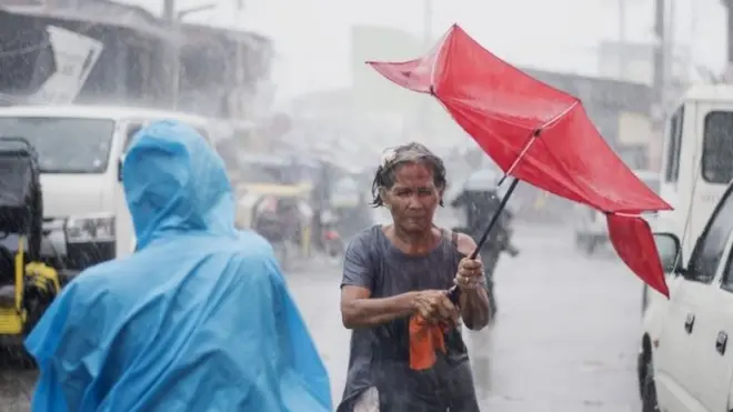 Filipinler'de fırtına