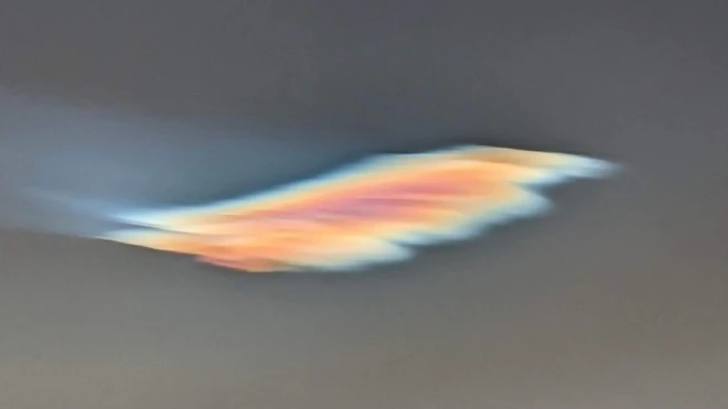 Rare Nacreous cloud spotted in Scotland