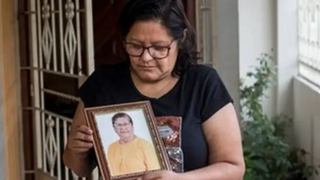 Elsa Maldonado is waiting for DNA results to confirm the person she is burying is indeed her mother