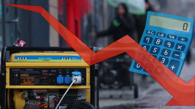 колаж: магазин, генератор, калькулятор