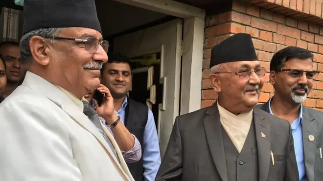 ओली र प्रचण्ड