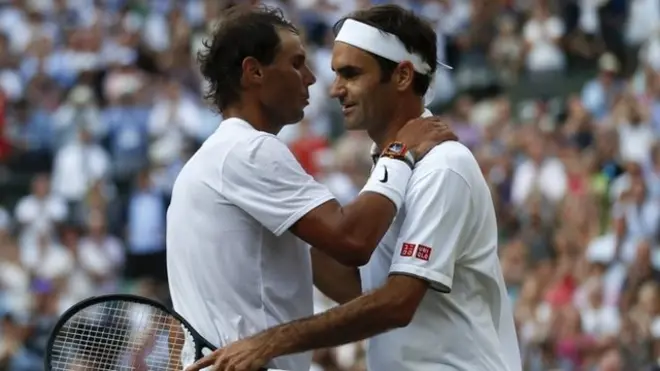 Rafael Nadal y Roger Federer jugaron este viernes su partido número 40.