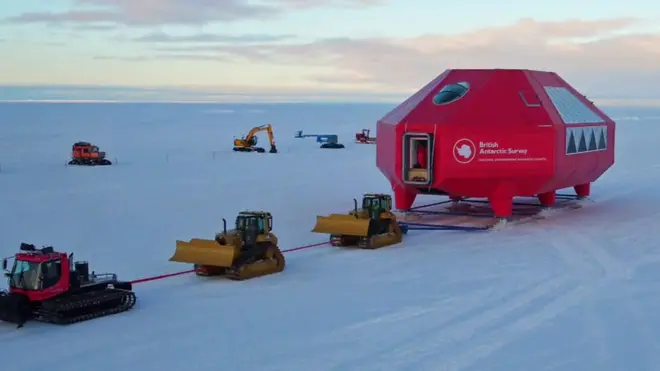 Base británica Halley en Antártica