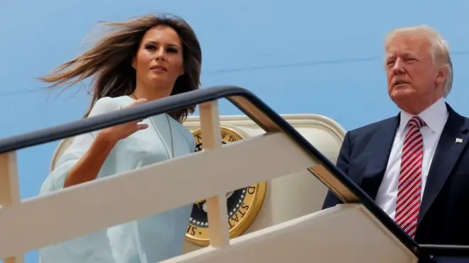 ترامب وميلانيا