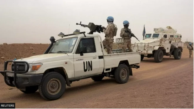 মালিতে নিয়োজিত শান্তিরক্ষী বাহিনী।