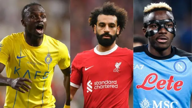 Mane, Salah and Osimhen make CAF 2023 list