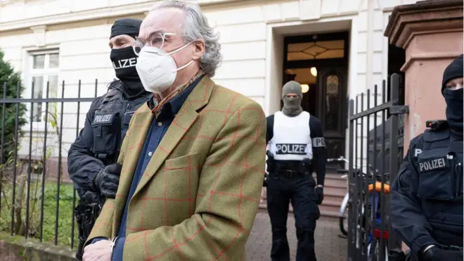 Among the 25 detained was a minor aristocrat called Heinrich XIII