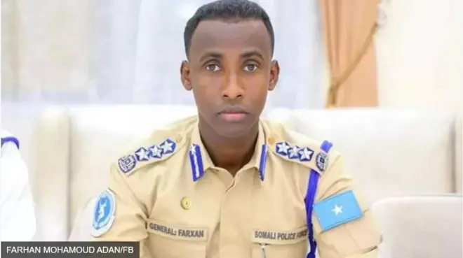 Komishinarii pooliisii Somaaliiyaa Faarhaan Mohaammad