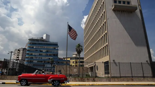 Embassy staff noticed symptoms late last year