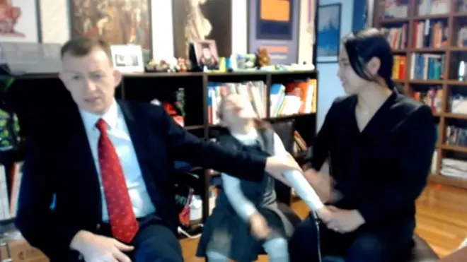 Robert Keli sa porodicom