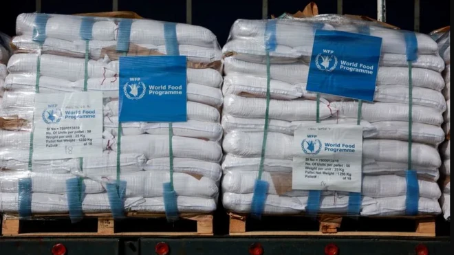 مساعدات غذائية من برنامج الأغذية العالمي