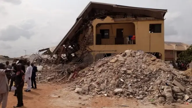 Delta church building collapse